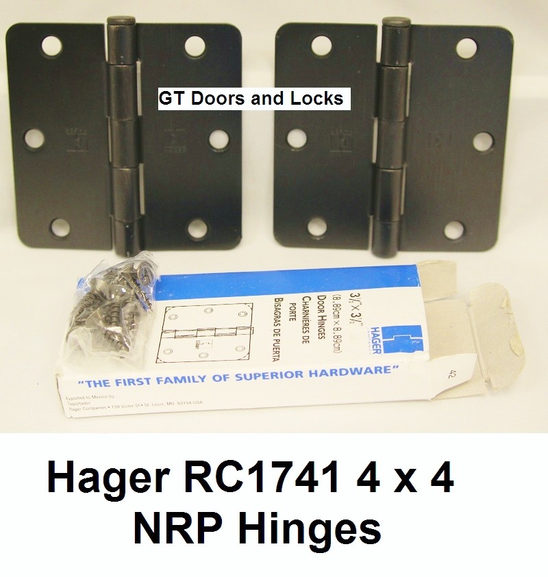 Hager Hinges Non Removable Pin Hinges NRP