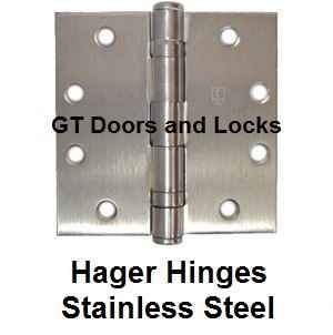 Hager Solid Stainless Steel Hinges