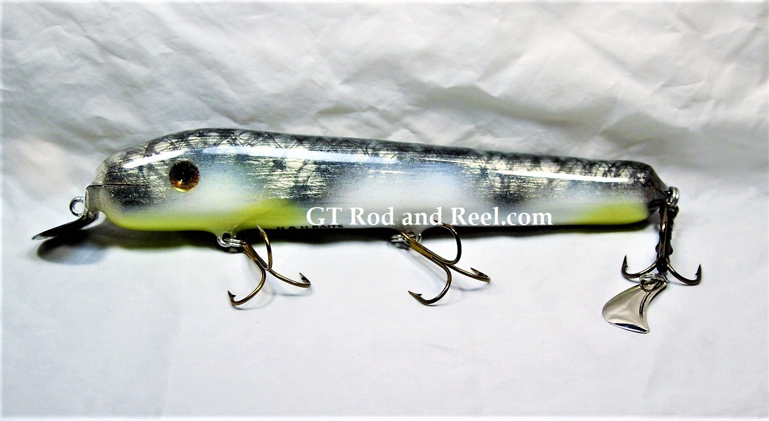 H&H 10" CL Crank Bait with Stinger Tail;