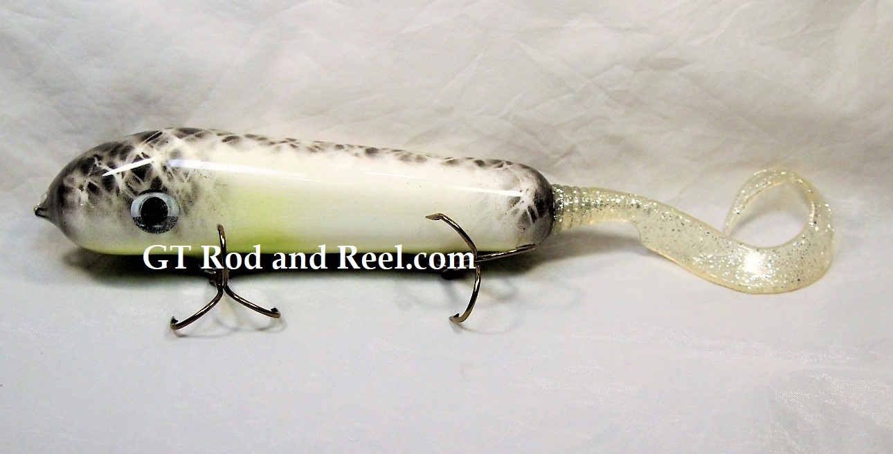 H&H 6" JC Round Nose Glide Bait with Soft Tail