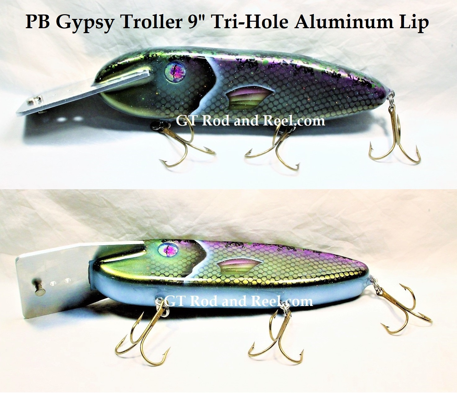 PB Gypsy Troller 9" Tri-Hole Aluminum Lip