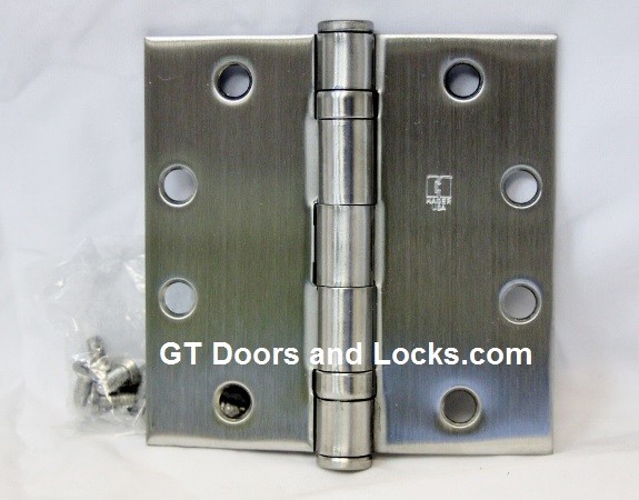 Hager BB1191 Stainless Steel Hinges 4 x 4