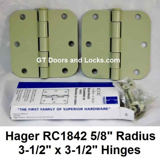 Hager Hinge RC1842 5/8" Radius 3-1/2" x 3-1/2"