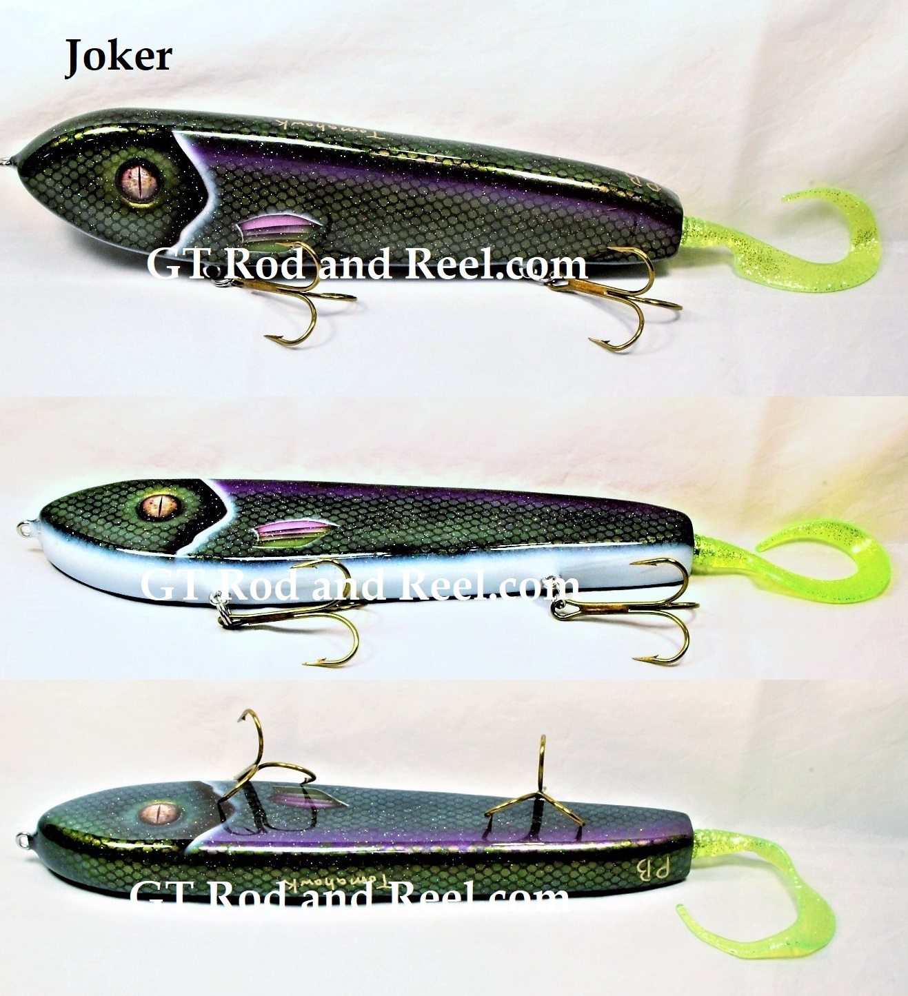 PB 11 Tomahawk Wide Glide Soft Tail; Joker Great Little Dive and Rise Bait,  Can Be Worked a Little Quicker Then Its Big Brother, Great Spring Bait, 2/0  HooksGreat Pant Jobs 