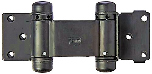 Bommer 1515H Light Duty Double Acting Spring Hinge with Hold Open 601 Flat Black 