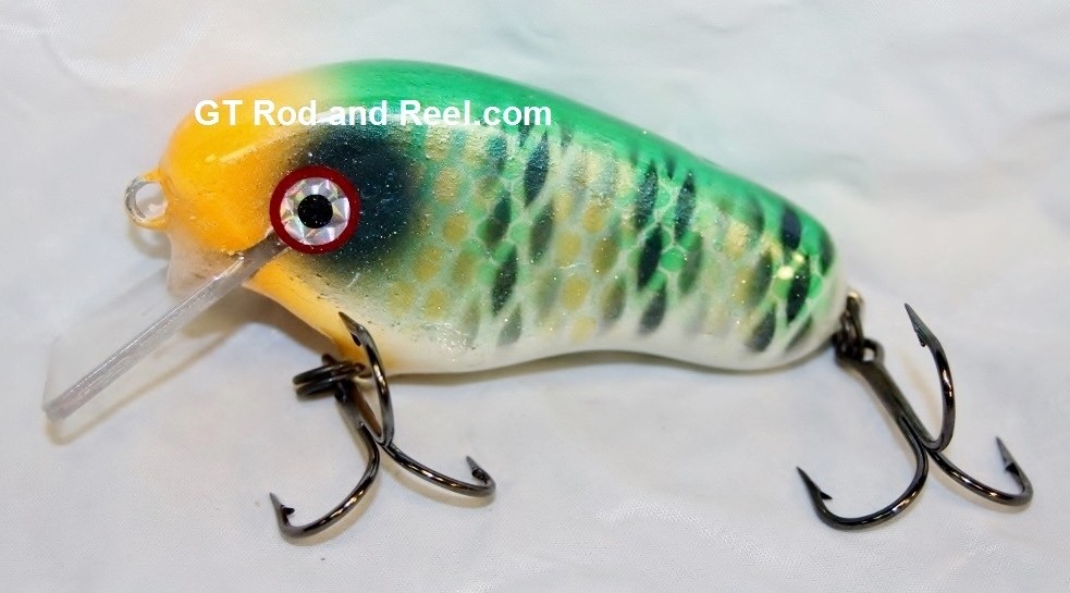 Jack Cobb 4" Rattling Musky Crankbait Green Sunfish