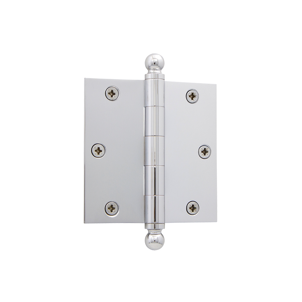 Hager Wide Throw Ball Bearing Hinges 3.5x5 us15 Satin Nickel with Ball Tips
