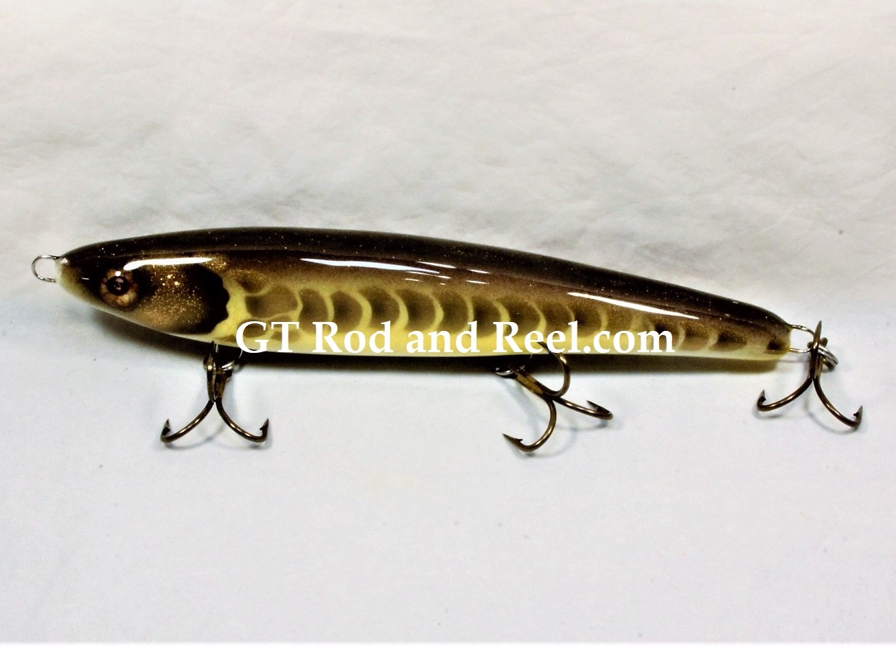 DODO 8" Slim Slider Glide Bait; Golden Carp