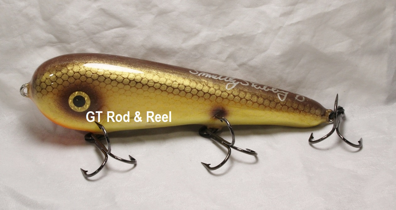 Smuttly Dog Baits Lures 7" Stubby D, Color; Yellow Bullhead