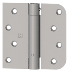 Hager Hinges 1754 5/8" Radius x Square Corner USP Prime Coat 4" x 4" 426r r7189 Self Closing Hinge