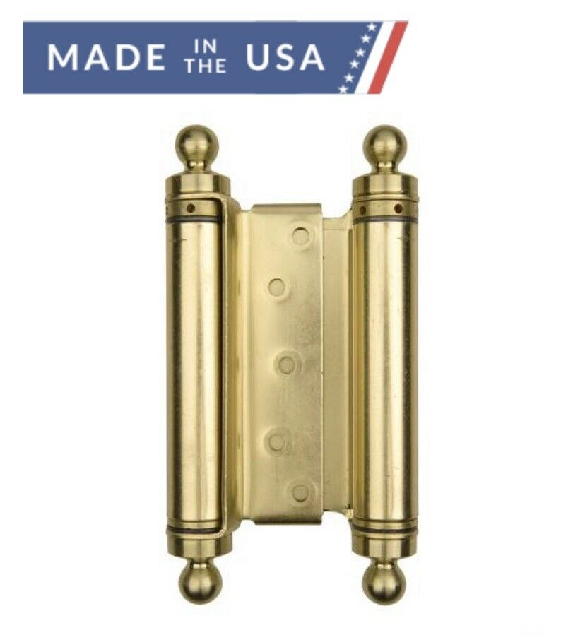 Bommer CL3029-6-633 6in Double Acting Spring Hinge-Mortise Type-Steel Base-Satin Brass
