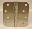 Hager Rc1842 Hinge 4" x 4" Satin Nickel 5/8" Radius Corner