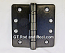 Hager RCBB1279 Hinge 1 Each 4" x 4" 1/4" Radius Ball Bearing Hinges US10d Black Bronze Oiled