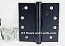 Hager Hinge 1279 4-1/2" x 4-1/2'" Square Corner Hinges Flat Black L1