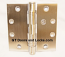 Hager ECCO ECBB1101 4-1/2" x 4-1/2" Ball Bearing Hinge US32d Satin Stainless Steel