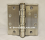 Hager Hinge BB1199 Full Mortise Hinge 4 1/2" x 4 1/2" US32d Satin Stainless Steel non Removable Pin