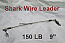 150 LB EZ Clip Shark Wire Leader 7 Strand Nylon Coated Wire-9"