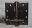 Hager Hinge BB1168 Full Mortise Hinge 4 1/2" x 4 1/2" US10d Dark Oil Rubbed Bronze with Non Removable Pin