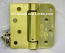 Hager Hinges 1754 5/8" Radius x Square Corner US4 Satin Brass 4" x 4" 426r r7189 Self Closing Hinge