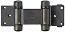 Bommer 1515H Light Duty Double Acting Spring Hinge with Hold Open 601 Flat Black 