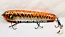 H&H 9" Drop Belly Glide Bait with Stinger Tail, White Belly Orange Web
