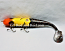 DODO 9" (incl tail) 3.5" Solid Bait, Lamprey Paddle Tail 2 oz.; Black Tail Koi