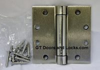 Hager Hinges 1250 Square Corner US15 Satin Nickle 4.5 x 4 Self Closing Hinge-----4-6 Week Lead-Time