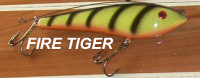 Phoenix Glide Bait 7.5" with Leader Color Fire Tiger