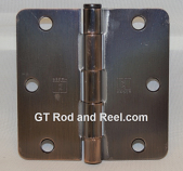 Hager RC1279 Hinge 1 Each 3-1/2" x 3-1/2" 1/4" Radius Hinges  US10b Oil Rubbed Bronze