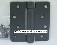 Hager Hinges 1751 1/4" Radius US10B Oil Rubbed Bronze 4" x 4" 426r r7189 Self Closing Hinge