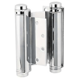 Bommer 3029-626 6x4.5 Double Acting Spring Hinge-Mortise Type-Steel Base-Satin Chrome