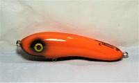 Hughes River Musky 6" Enchanter Color; Flourescent Orange Flash 