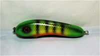 Hughes River Musky 6" Enchanter Color; Neon Green Perch 