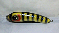 Hughes River Musky 6" Enchanter Color; Yellow HR Perch