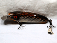 H&H 6" Drop Belly, Crank Bait with Live Tail; Red Horse Shad