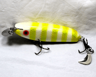 H&H 6" Drop Belly, Crank Bait with Live Tail; Limon Bar Perch