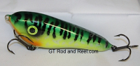 Smuttly Dog Baits Lures 5" Drop Belly, Color; Glowing Green Tiger