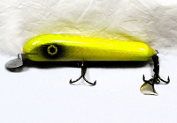 H&H 7" CL Crank Bait with Stinger Tail; Yellow Carp