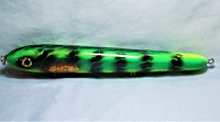 Hughes River Baits 10" Top Prey, Color: Monster Green Perch