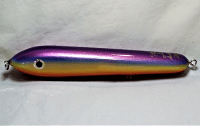 Hughes River Musky Baits, 8" Hughey, Color; HRC The Rainbow, "With Rattle"  