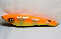 Hughes River Musky Baits, 8" Shaker, Color; Wisconsin Flash