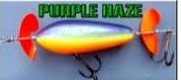 Best American Tackle Scooter 7.5" Color Red Blade x Purple Haze