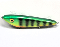 Hughes River Baits 8" J-2 Color: Pearl Green Perch