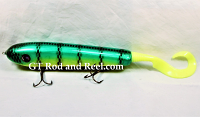 H&H 9" Drop Belly Glide Bait with Soft Tail: Yellow Perch 