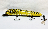 H&H 8" CL Crank Bait with Stinger Tail; Yellow Jacket