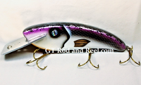 PB Thumper Troller 9" Tri-Hole Aluminum Lip; Violet Cisco