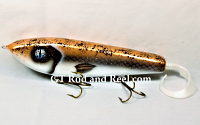 PB 7" Soft Tail Glider; Copper Back Shad