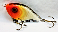 DODO 4" Stubby Slab Jerk Bait, 2 oz.; Red Headed Drum