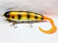 H&H 6" Drop Belly Glide Bait with Soft Tail: Elk River Small Mouth