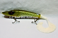 DODO 10" (incl. tail) Jack Pike Curly Tail; Barred Musky 